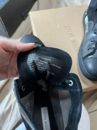 Zapatillas Steve Madden Negras Malla