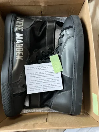 Zapatillas Steve Madden Negras Malla