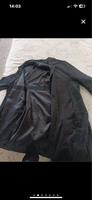 Chaquetón Adolfo Domínguez Negro