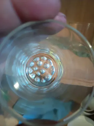 Set 6 bicchieri shot fondo verde