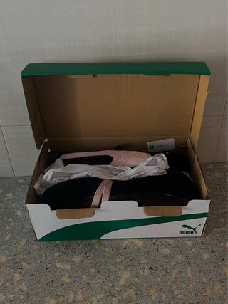 Puma Speedcat Bailarinas Negro/Rosa