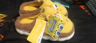 Pantuflas Bob Esponja Talla 36 37 peluche estrenar