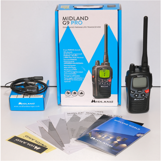 Walkie MIDLAND G9 PRO + Auricular MIDLAND MA 21-Li