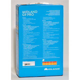 Walkie MIDLAND G9 PRO + Auricular MIDLAND MA 21-Li