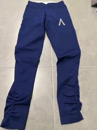 Mallas Adidas Azul con Detalles Multicolor