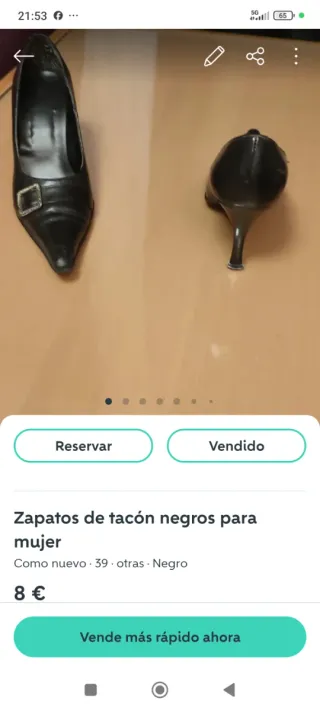 Alberto Zapatos de tacón negros y plateados