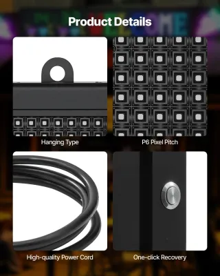 Pannello Digitale Scorrevole Flessibile a Colori