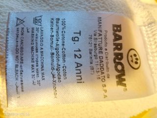 Felpa Barrow con cappuccio bianca 12 anni