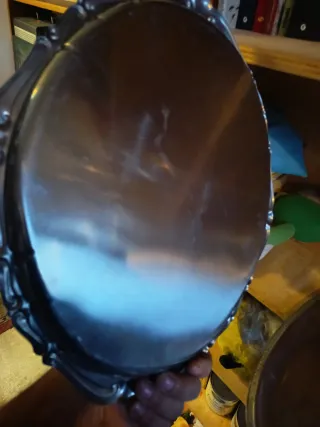 Vassoio rotondo decorato