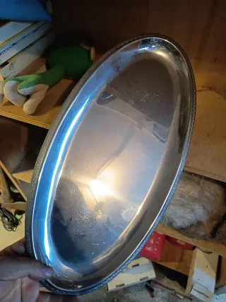 Vassoio rotondo decorato