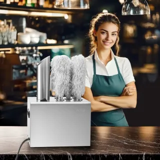 Lucidatrice Bicchieri da Vino 5 Spazzole Elettrica