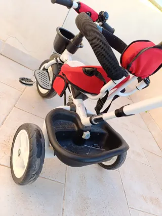 Triciclo Infantil Rojo y Blanco