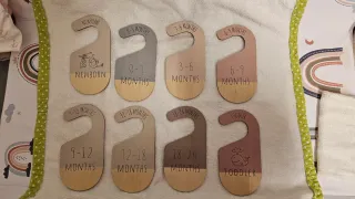 Appendiabiti o per cassetti organizer neonato mesi