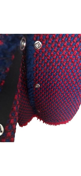 Chaqueta Bimba y Lola punto rojo y azul