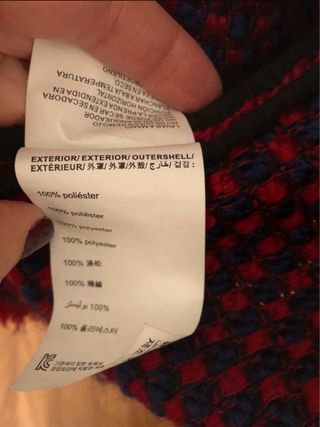 Chaqueta Bimba y Lola punto rojo y azul