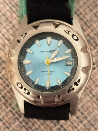 Reloj Arnette Esfera Azul Sumergible 100M