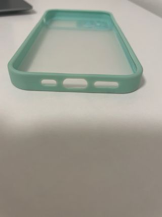 Funda iPhone 12 Transparente Menta