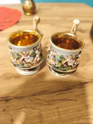 Tazzine porcellana Capodimonte