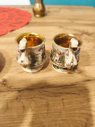 Tazzine porcellana Capodimonte