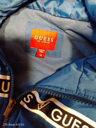 Piumino Guess blu taglia 14 anni