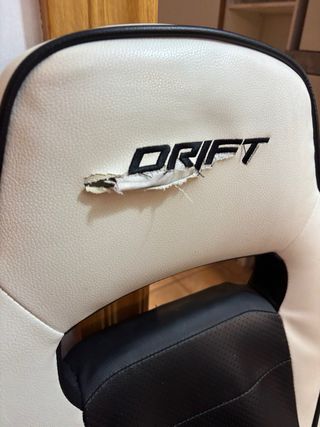 Silla Gaming Drift Negra y Blanca