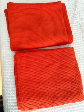 Colchas de algodão grosso laranja