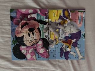 2 Puzzles Minnie Mouse 50 piezas Educa