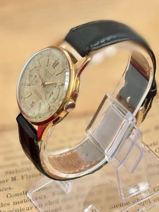 Reloj Cronógrafo Cauny Prima Oro Chapado