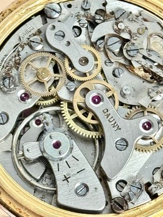 Reloj Cronógrafo Cauny Prima Oro Chapado