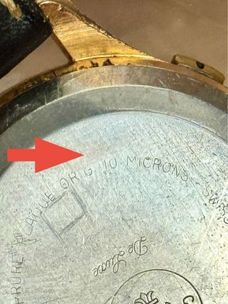 Reloj Cronógrafo Cauny Prima Oro Chapado