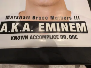 Póster Vintage Eminem 2000