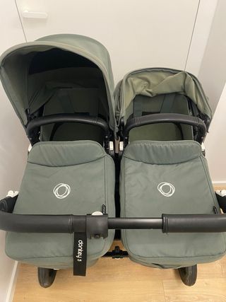 Bugaboo Donkey 5 Gemelar Verde Militar