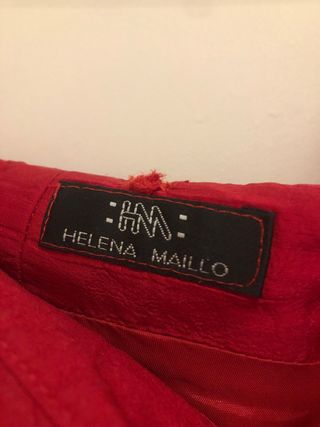 Vestido de fiesta seda con chal