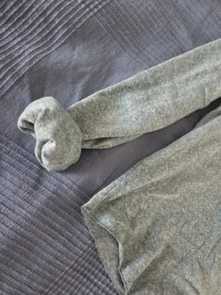 Camiseta Gap Manga Larga Gris