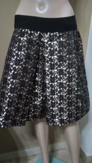 Gonna donna nera e oro