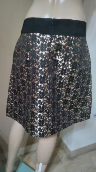 Gonna donna nera e oro