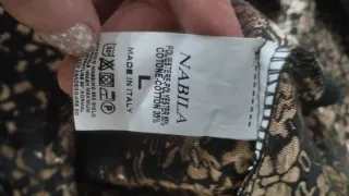 Gonna donna nera e oro