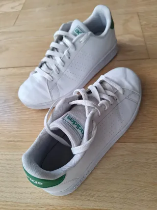 Zapatillas Adidas Stan Smith Blancas y Verdes