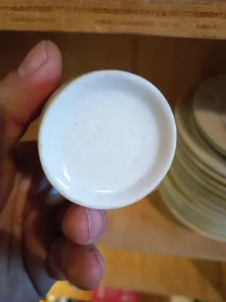 Servizio Tazze Caffè con Piattini Blu Oro