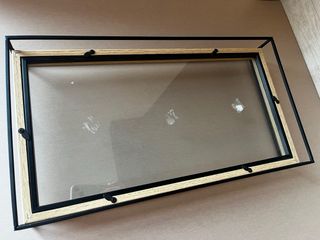 Marco porta fotos fotografía metal madera