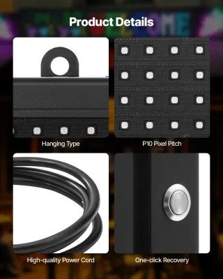 Pannello Digitale Scorrevole Flessibile a Colori