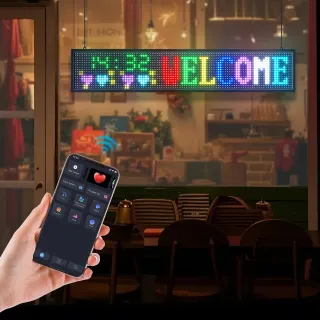 Pannello Digitale Scorrevole Flessibile a Colori