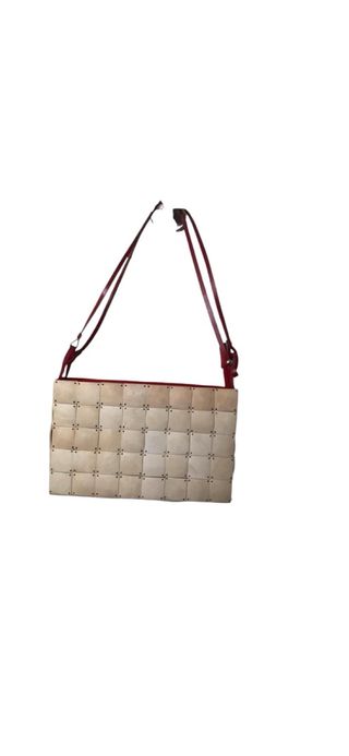 Bolso estampado flores efecto madera