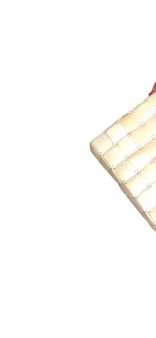 Bolso estampado flores efecto madera