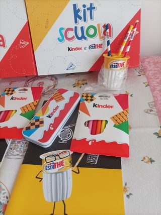 Kinder & Estathe n.2 kit scuola nuovi