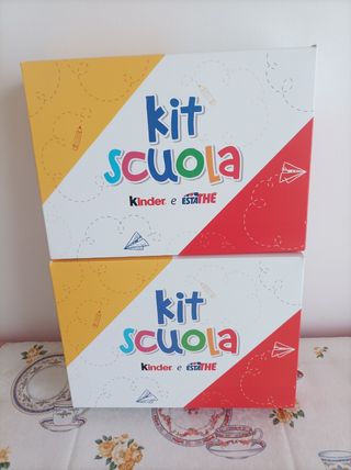 Kinder & Estathe n.2 kit scuola nuovi