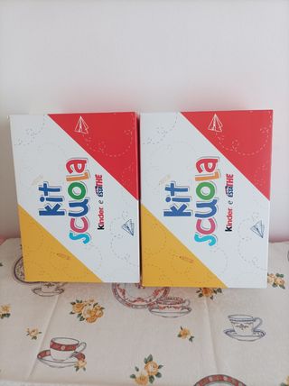 Kinder & Estathe n.2 kit scuola nuovi