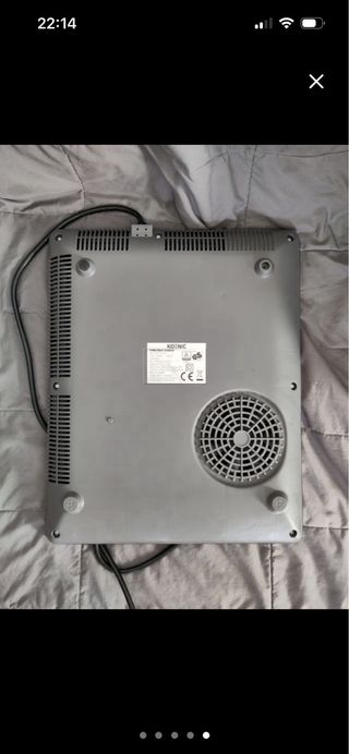 Placa inducción portatil