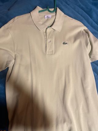 Polo Lacoste Verde Talla M (talla 40)