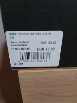 Zapatillas Adidas Terrex Gore-Tex Negras Naranja